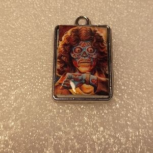 THEY LIVE" HANDMADE ART PENDANT